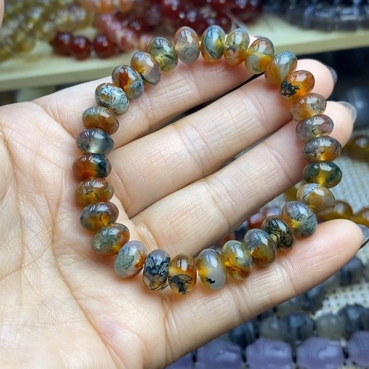 香***钱玛瑙/玉髓未镶嵌手链