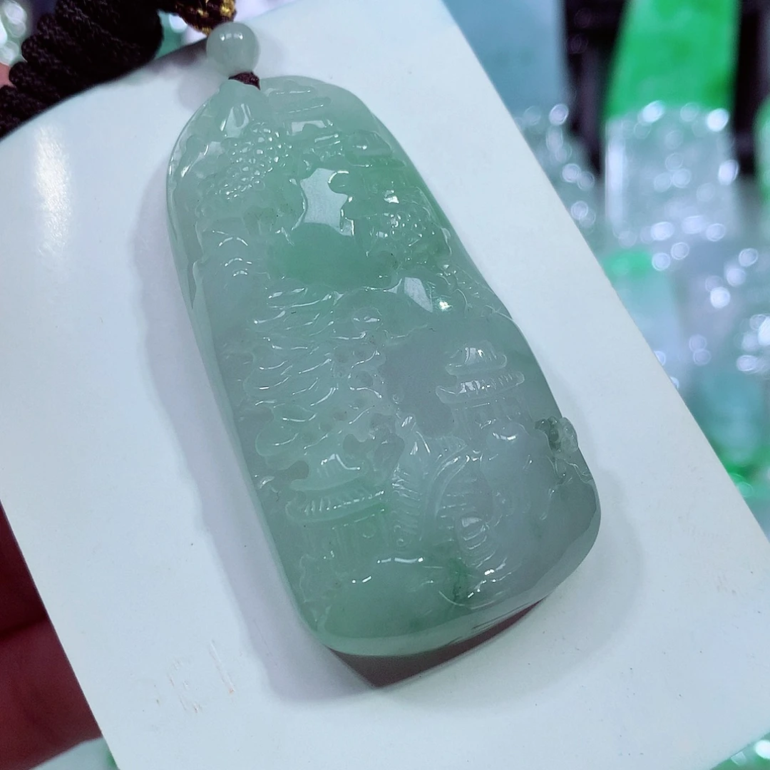 翡翠未镶嵌颈饰缅甸翡翠