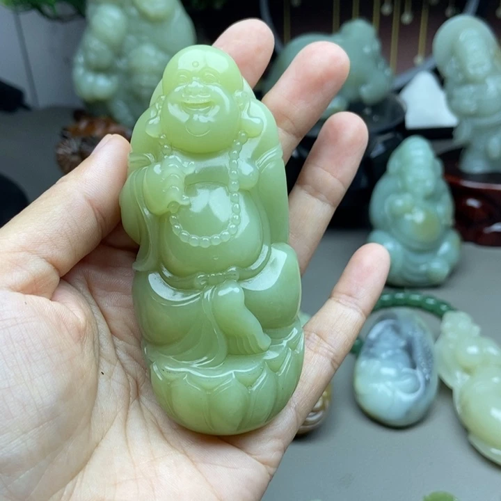 和田玉未镶嵌把件用****5