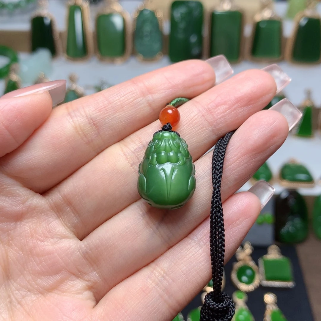 和田玉（碧玉）貔貅未镶嵌