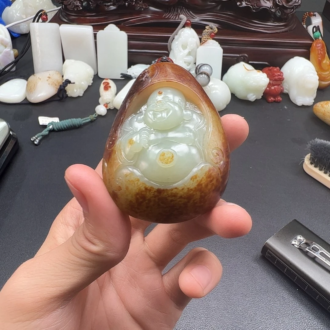 和田玉（糖玉）未镶嵌挂件