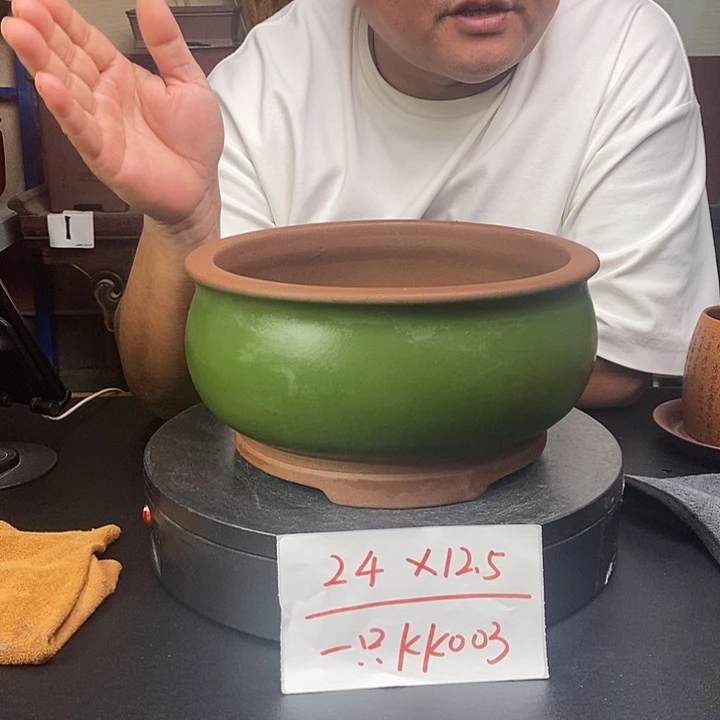 紫砂花盆货号一只KK003