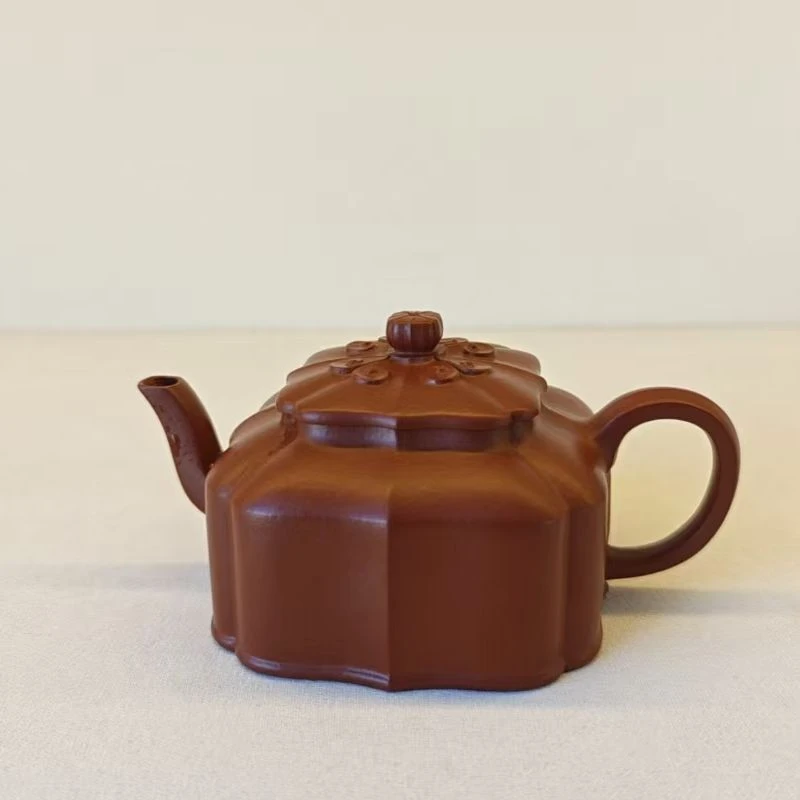 四方如意·云纹-朱泥-130cc