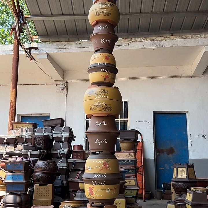 紫砂花盆紫砂花盆