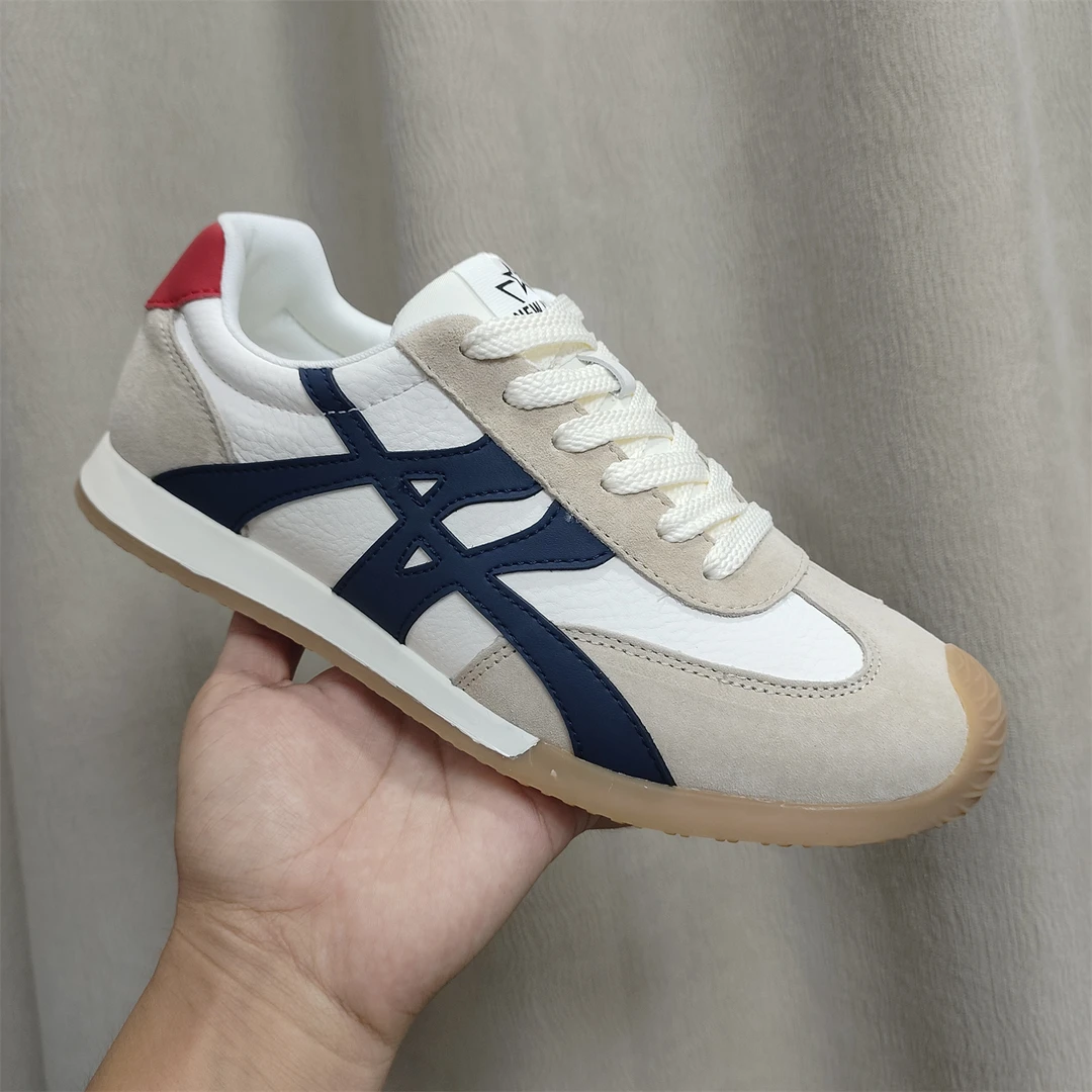 2025秋季新款男鞋时尚休闲鞋舒适百搭男士防滑耐磨运动阿甘潮鞋子