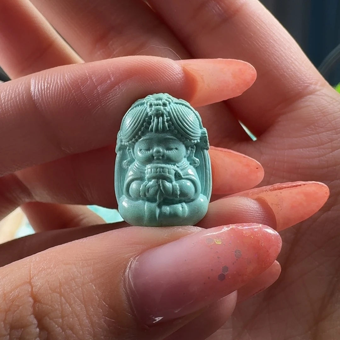 绿松石未镶嵌吊坠(不含链)扎基拉姆