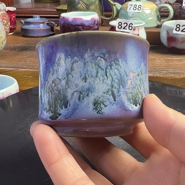 壶原矿钧瓷 杯杯杯
