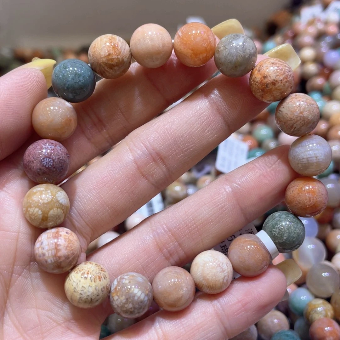 未镶嵌手链硅化珊瑚（珊瑚玉）161