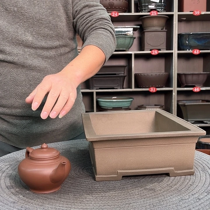 紫砂花盆优****r紫砂的味道很好