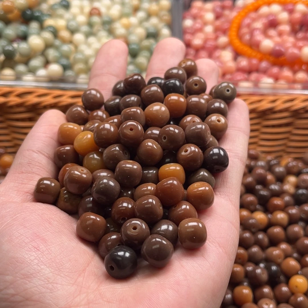 【闪购商品】白玉菩提吊坠z11/200+60颗爷爷的茶微瑕