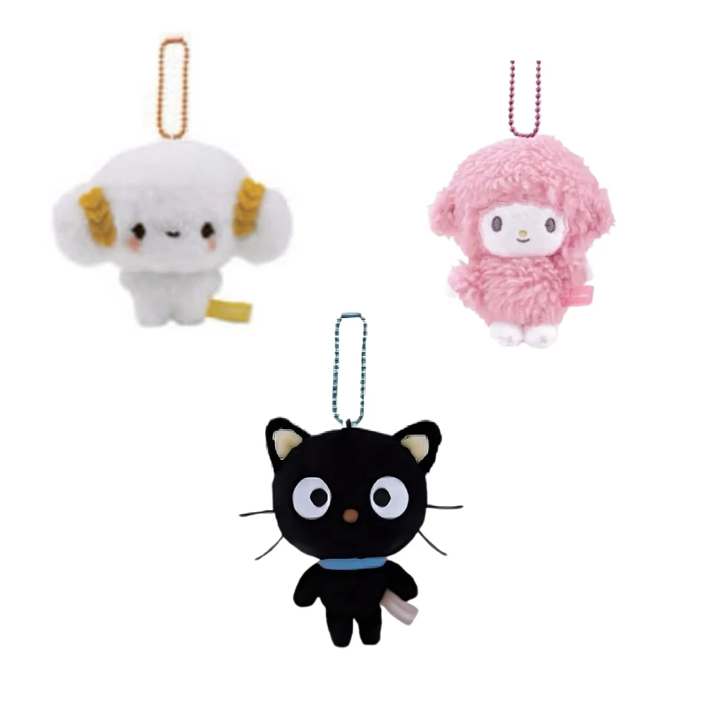【日版正品】三丽鸥好朋友小羊小麦云基础款毛绒挂件