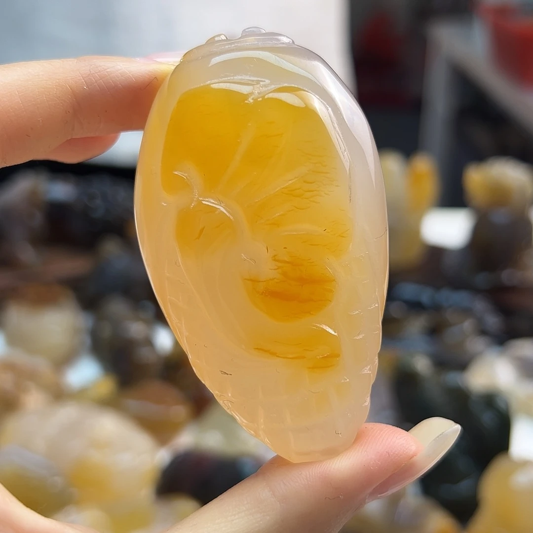 玛瑙/玉髓未镶嵌吊坠(不含链)