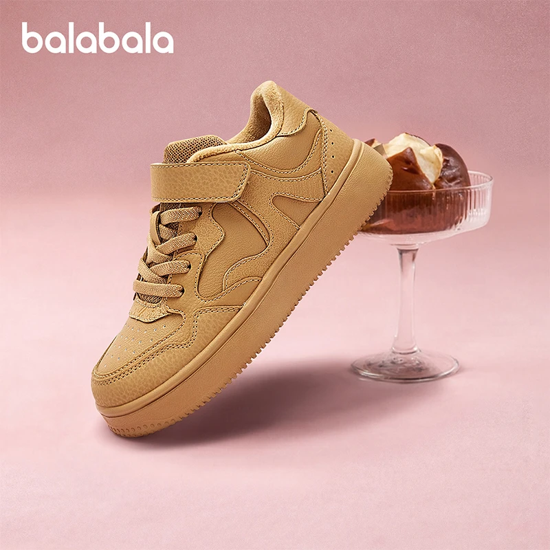 巴拉巴拉童鞋儿童板鞋低帮男童女童小白鞋2025春秋新款鞋子运动鞋