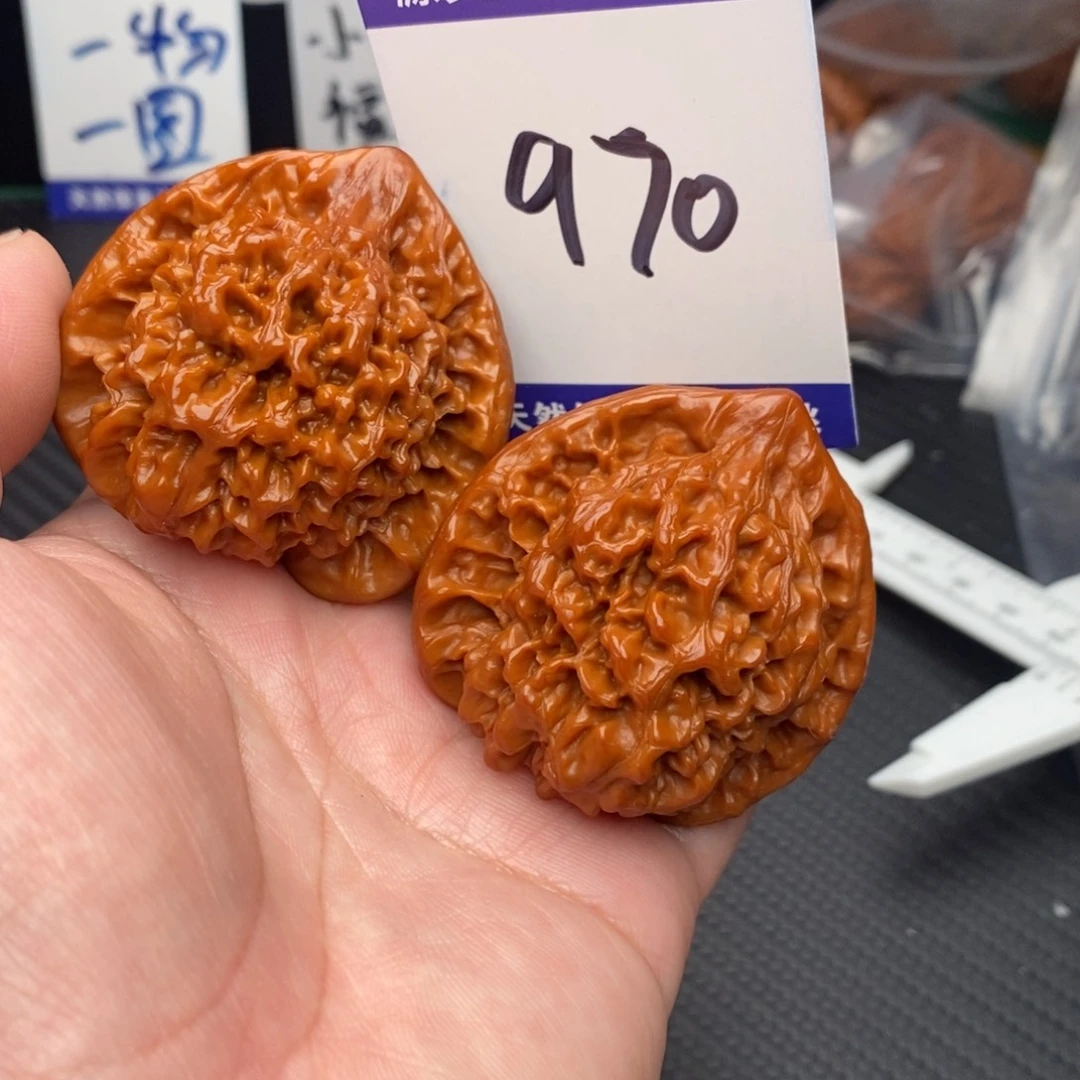 把件桃核官帽48nomnom