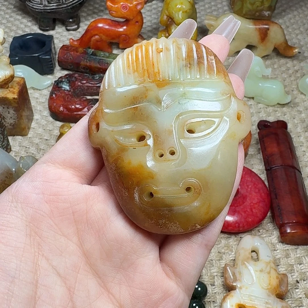 白玉菩提吊坠挂件