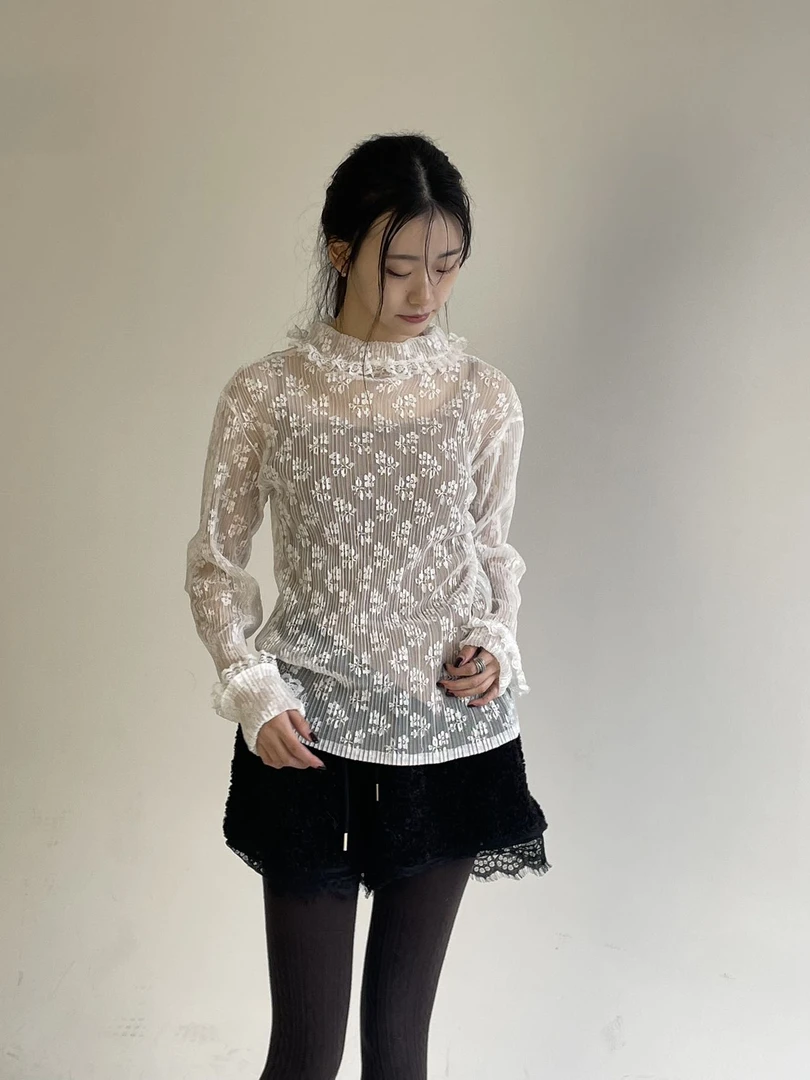 【no退no换】芳芳在韩国 东大门 秋冬入选好品质蕾丝t