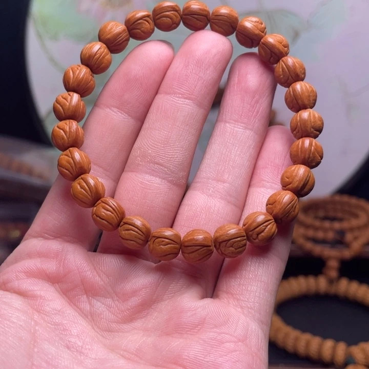 手串桃核9玉龙脊手串