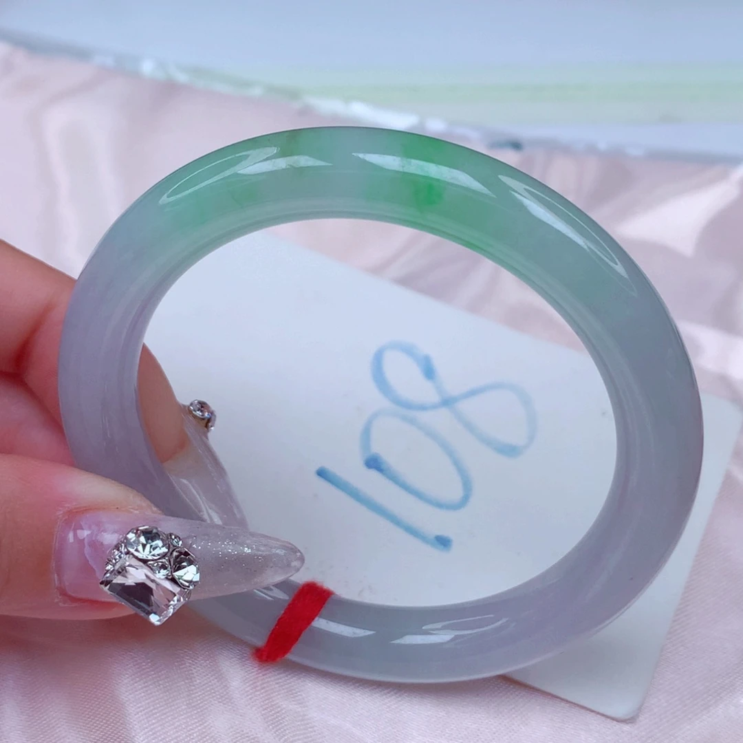 翡翠手镯未镶嵌天然缅甸翡翠A货手镯