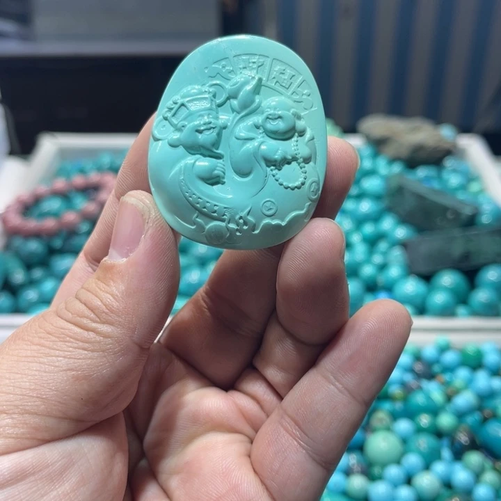 菱锰矿珠宝半成品未镶嵌