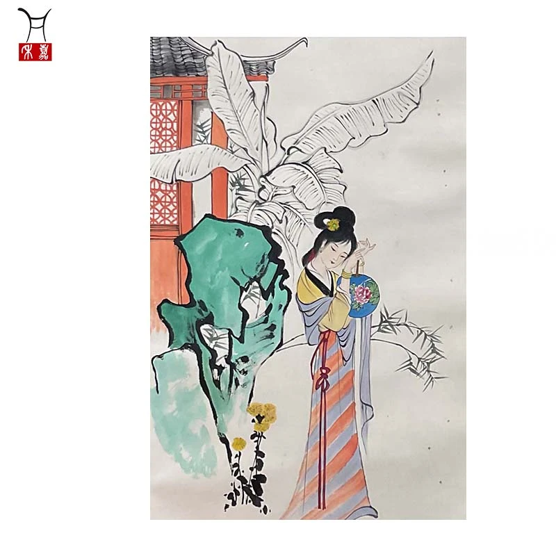 K1006人物立轴69x48/2.9平尺