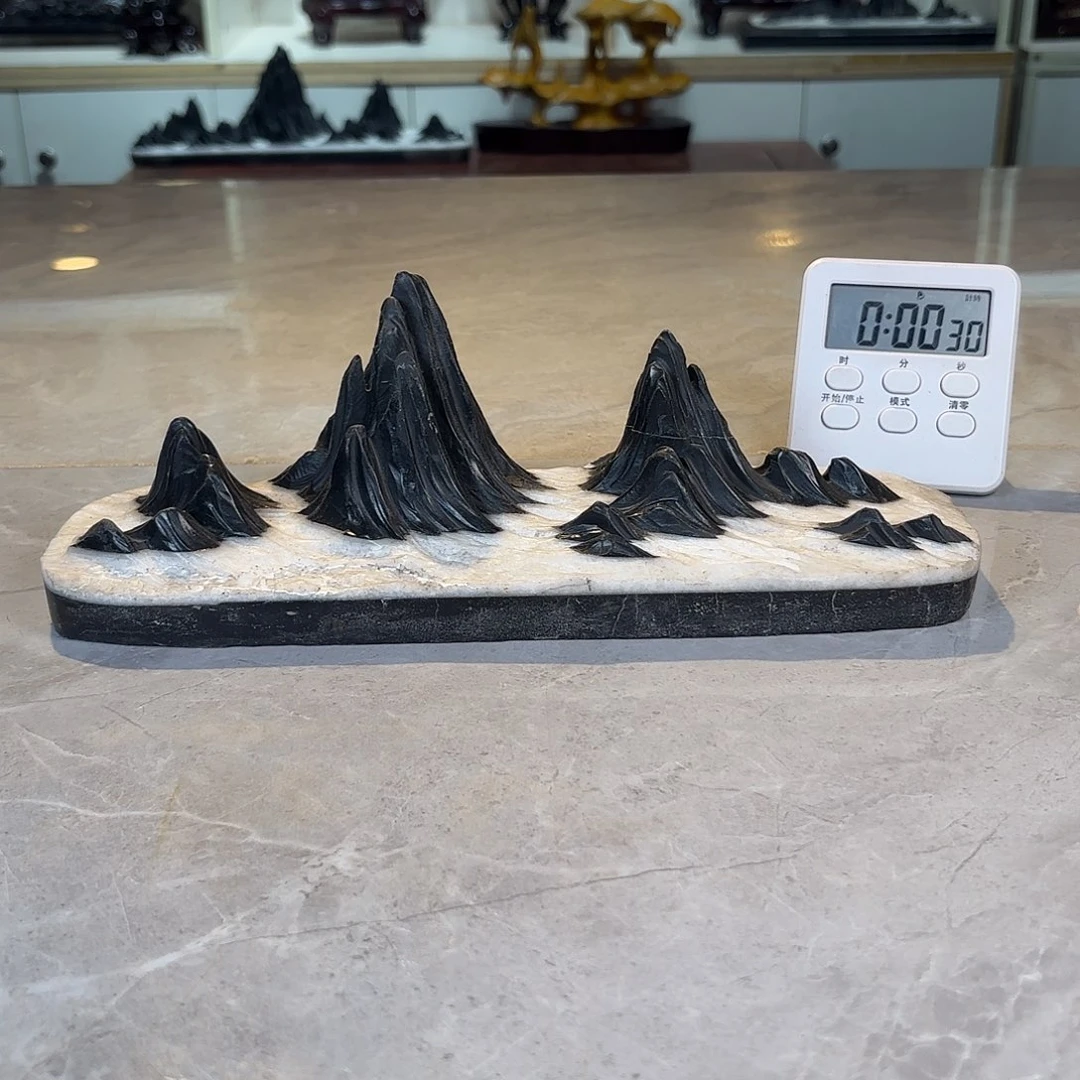 游***吟摆件灵璧石手工雕刻奇石摆件