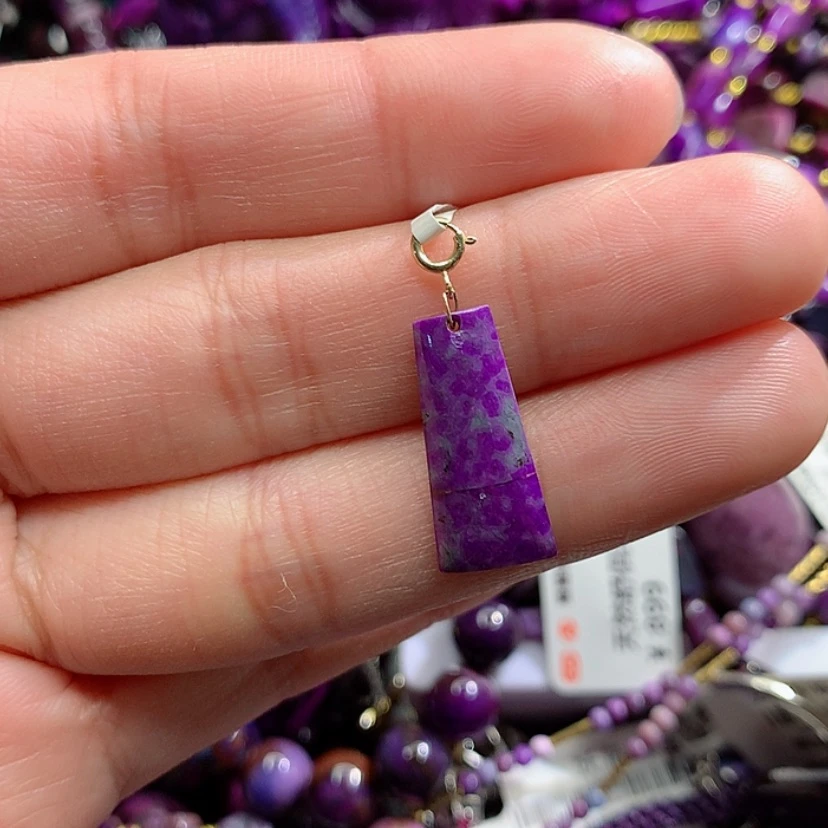 【闪购商品】苏纪石（舒俱来）吊坠18K金镶嵌