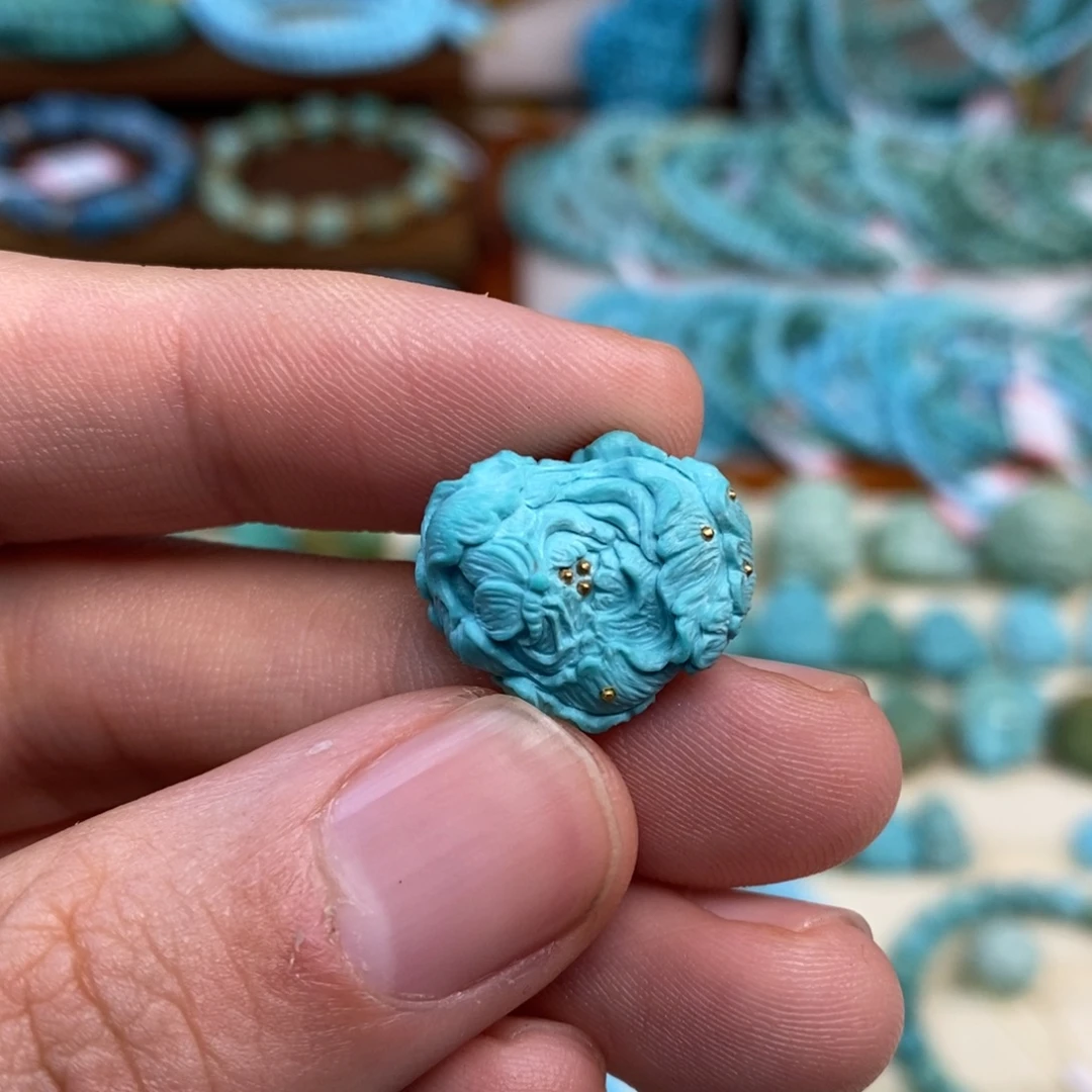 绿松石未镶嵌配饰