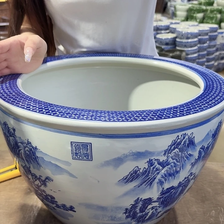 瓷片口径40厘米 高度25厘米