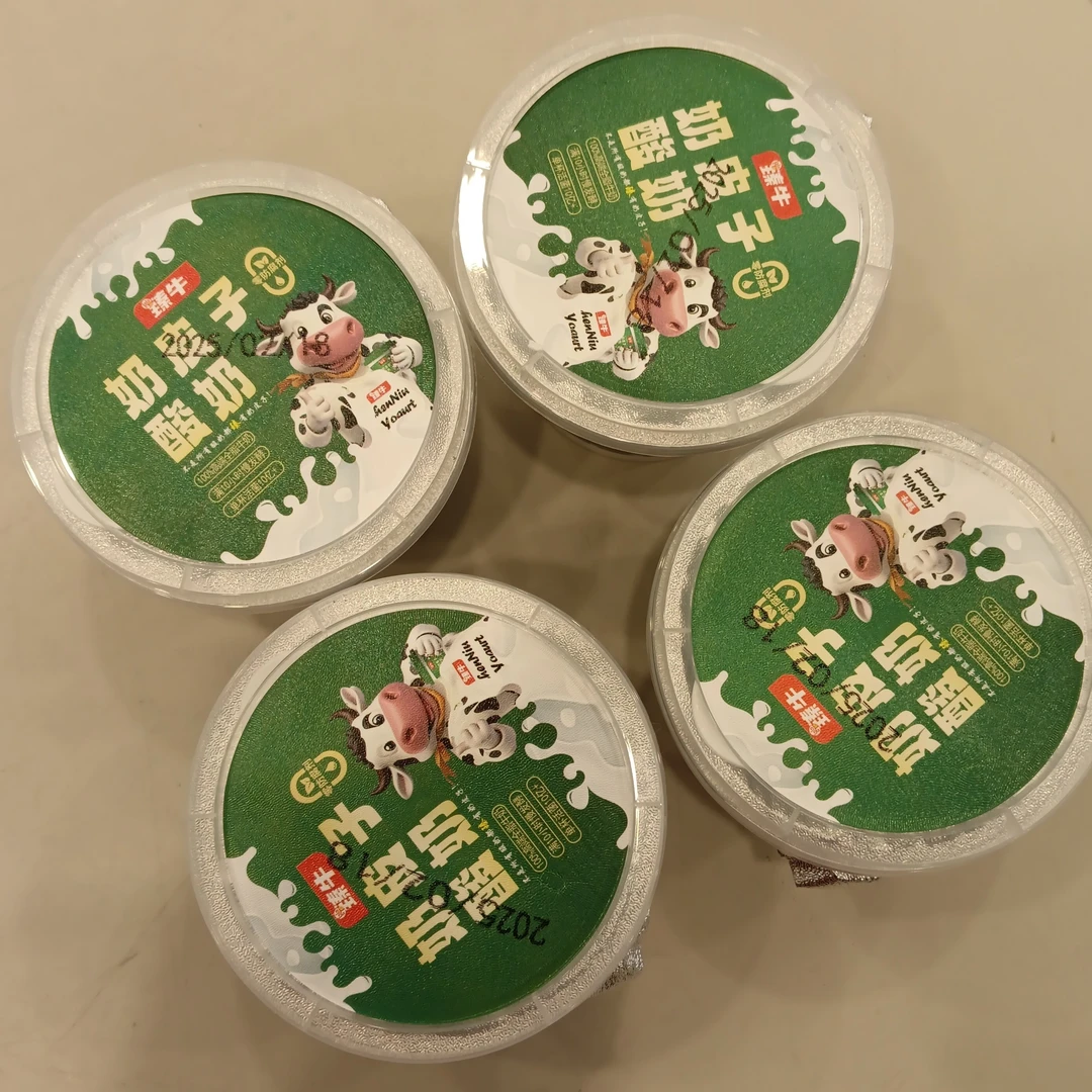 臻牛奶皮子酸奶4个