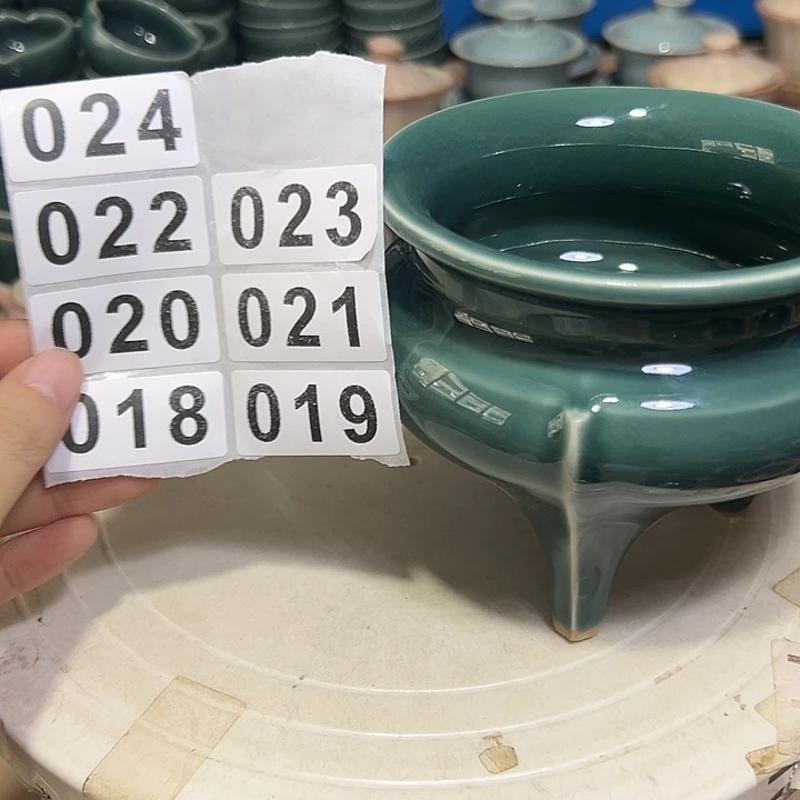 龙泉云间青瓷小米茶器