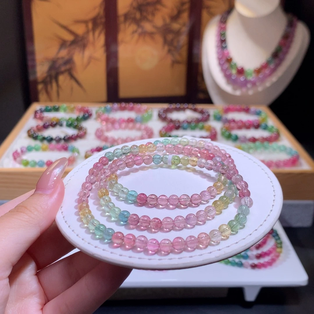 未镶嵌手链碧玺碧玺