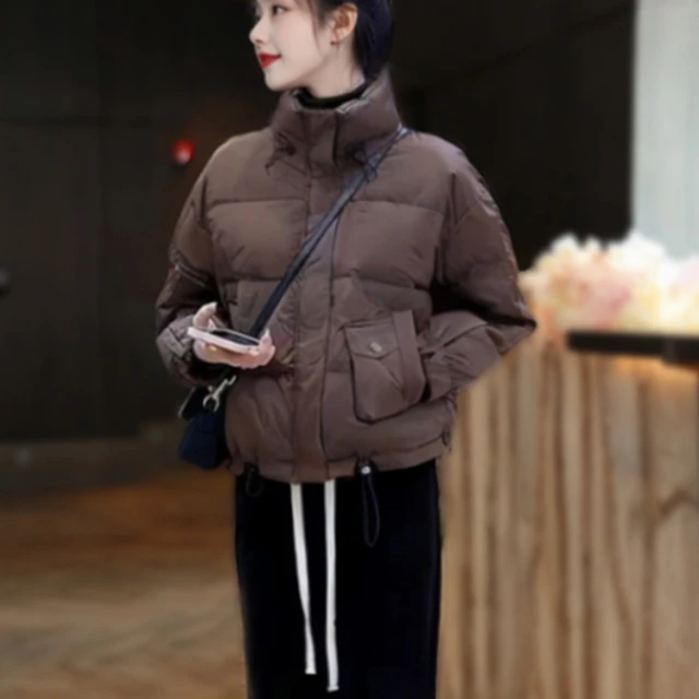 精纺斜纹毛呢大衣加棉款搭配高领舒适百搭毛衣JYFAHZ38 101734