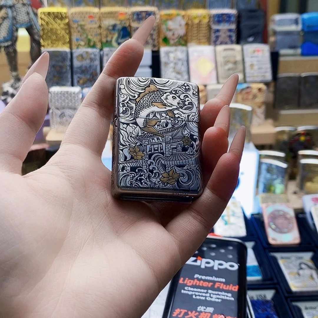 f***g铜错金银鱼跃龙门套壳全套