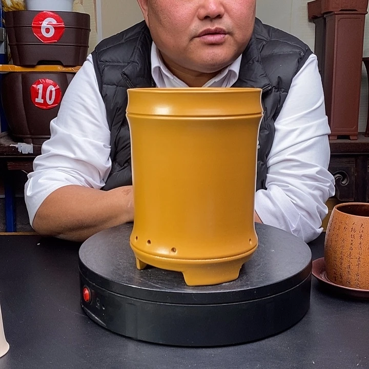紫砂花盆货号一只ZJ56
