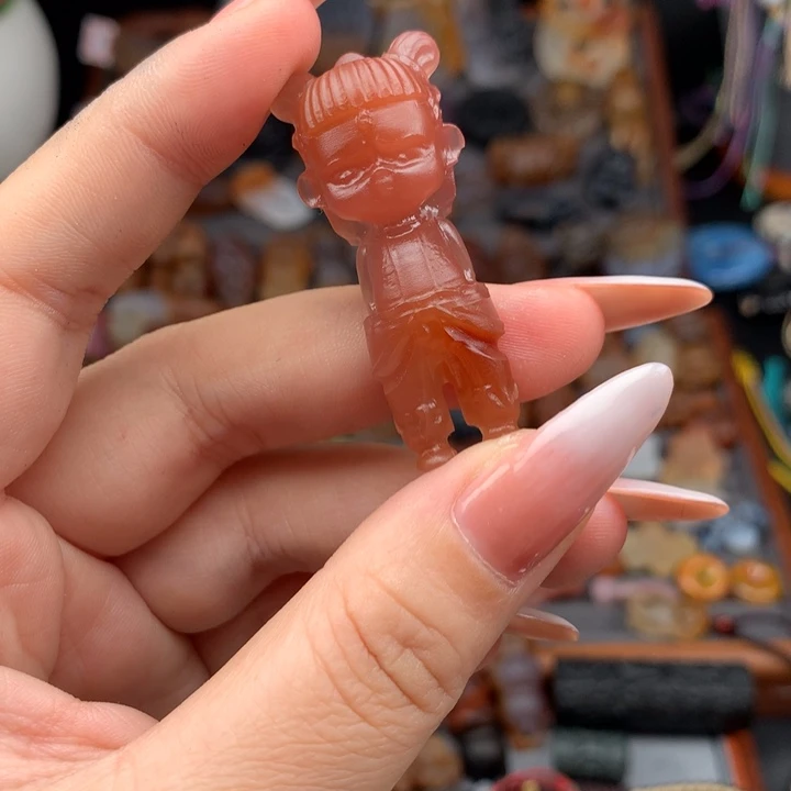 玛瑙/玉髓颈饰未镶嵌逗*猫