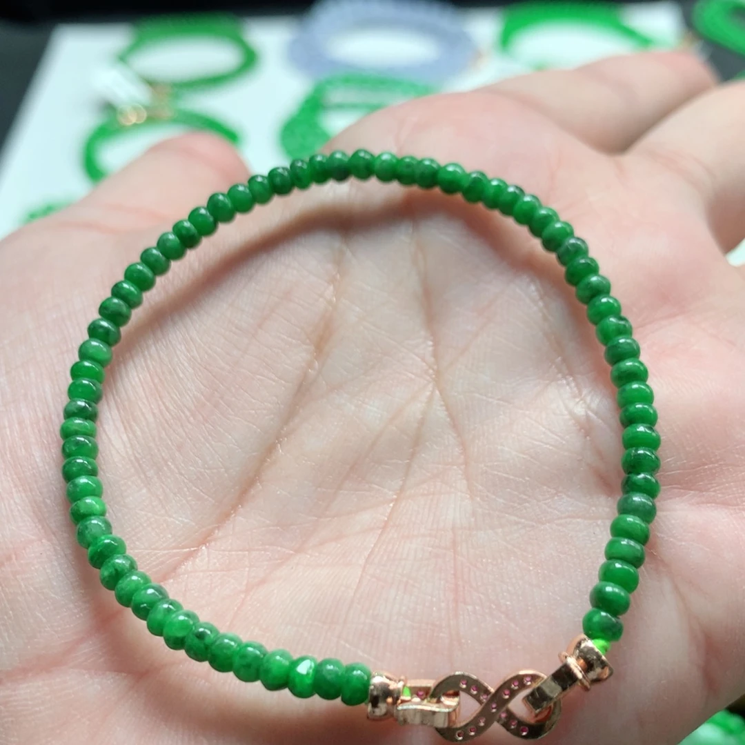 翡翠未镶嵌手链翡翠