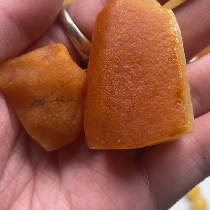 定制琥珀未镶嵌希**然琥珀蜜蜡原石定制