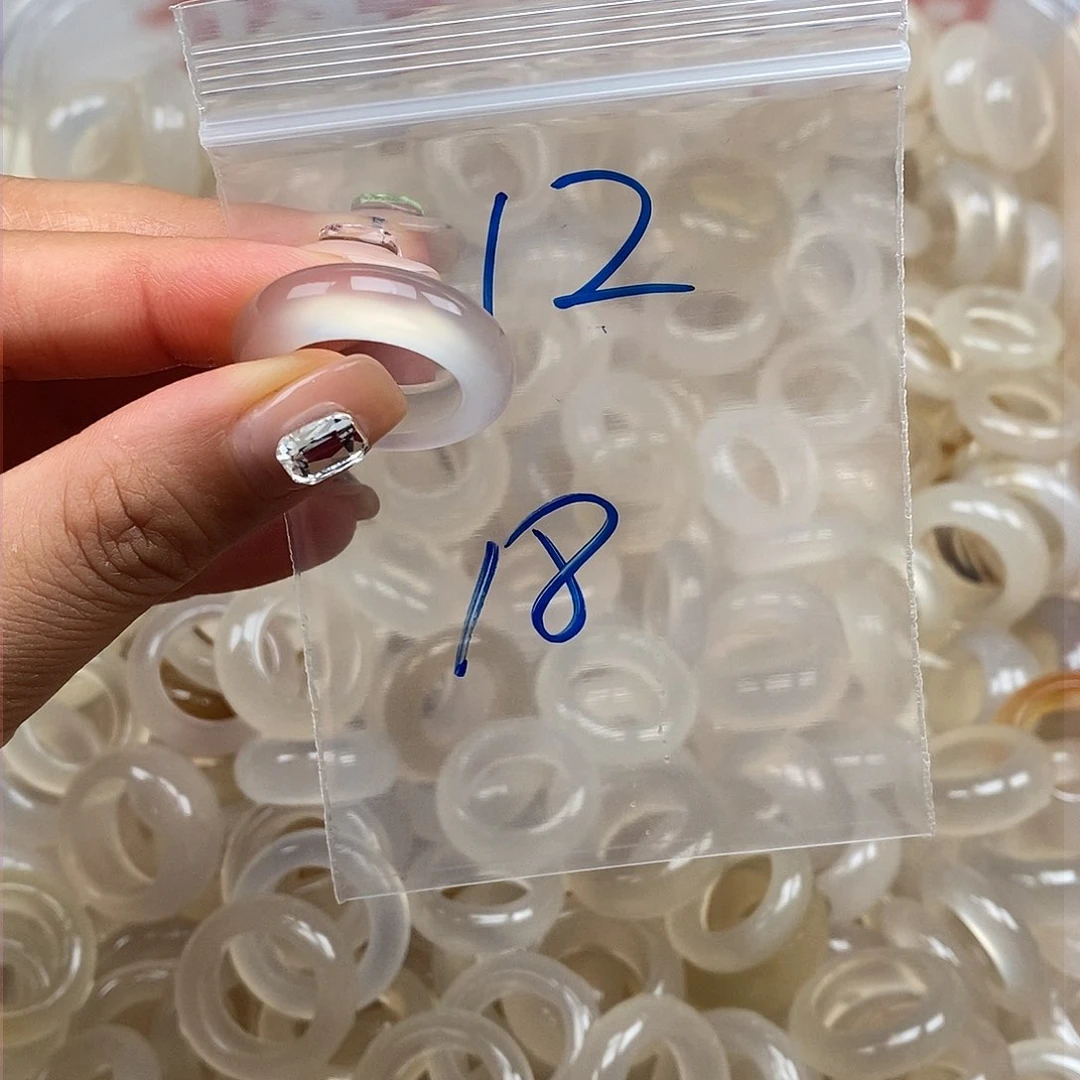 玛瑙/玉髓戒指合金