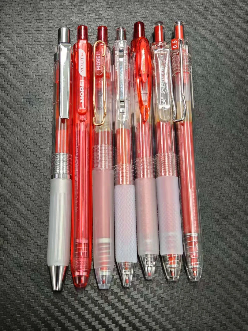 【7支红色】银甲+928+993+（青春版+墨多多）+lala（巨能写+墨挺多）