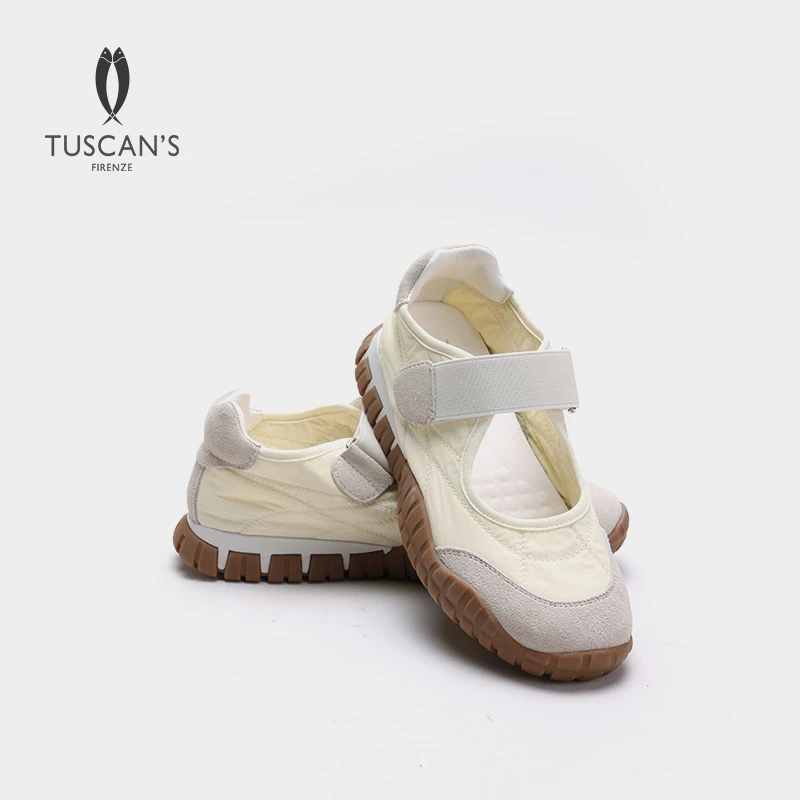 TUSCAN'S日常休闲德训鞋厚底浅口玛丽珍鞋百搭通勤女鞋时代双鱼