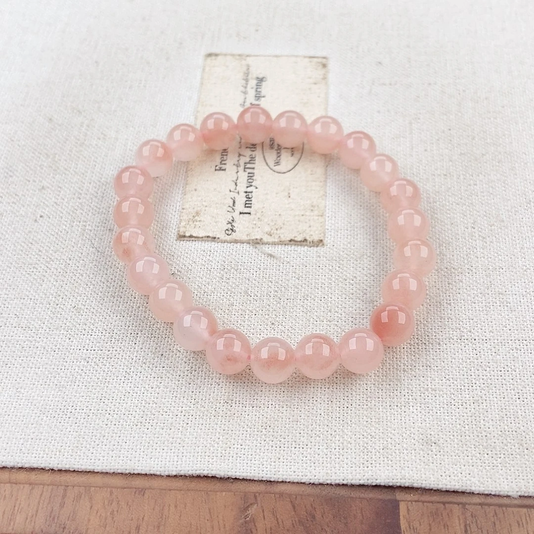 小***！石英质玉未镶嵌手链002