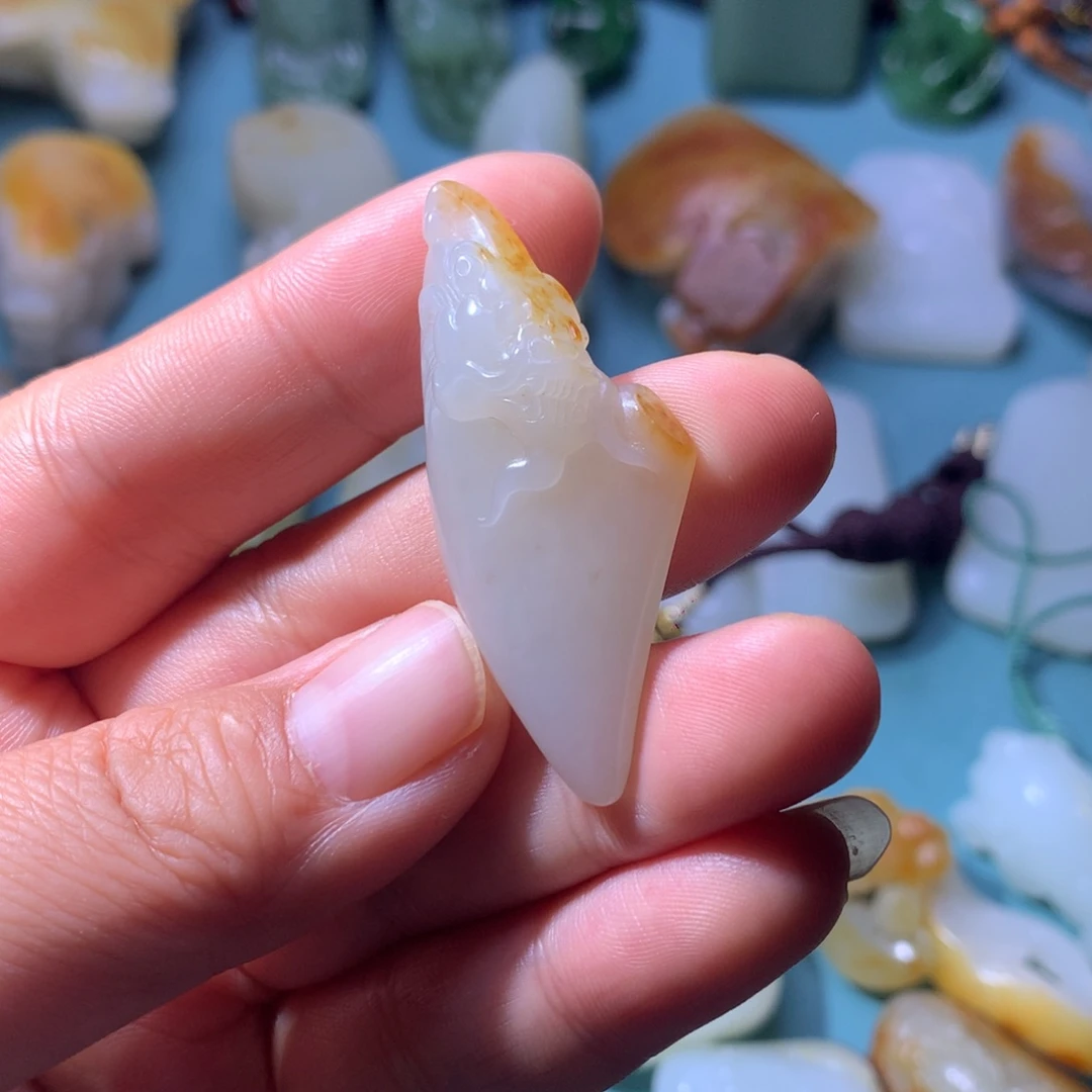 和田玉未镶嵌吊坠(不含链)周**海
