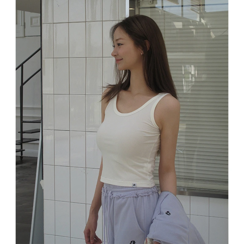 ANA【四季单品】U领吊带修身显瘦百搭背心遮副乳AwakeAndAwesome