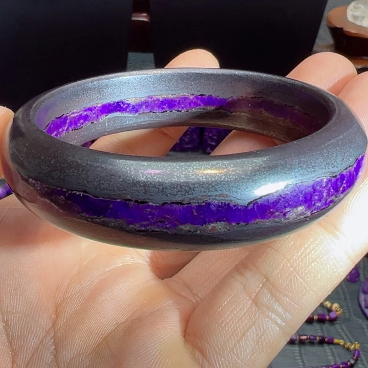 苏纪石（舒俱来）手镯未镶嵌