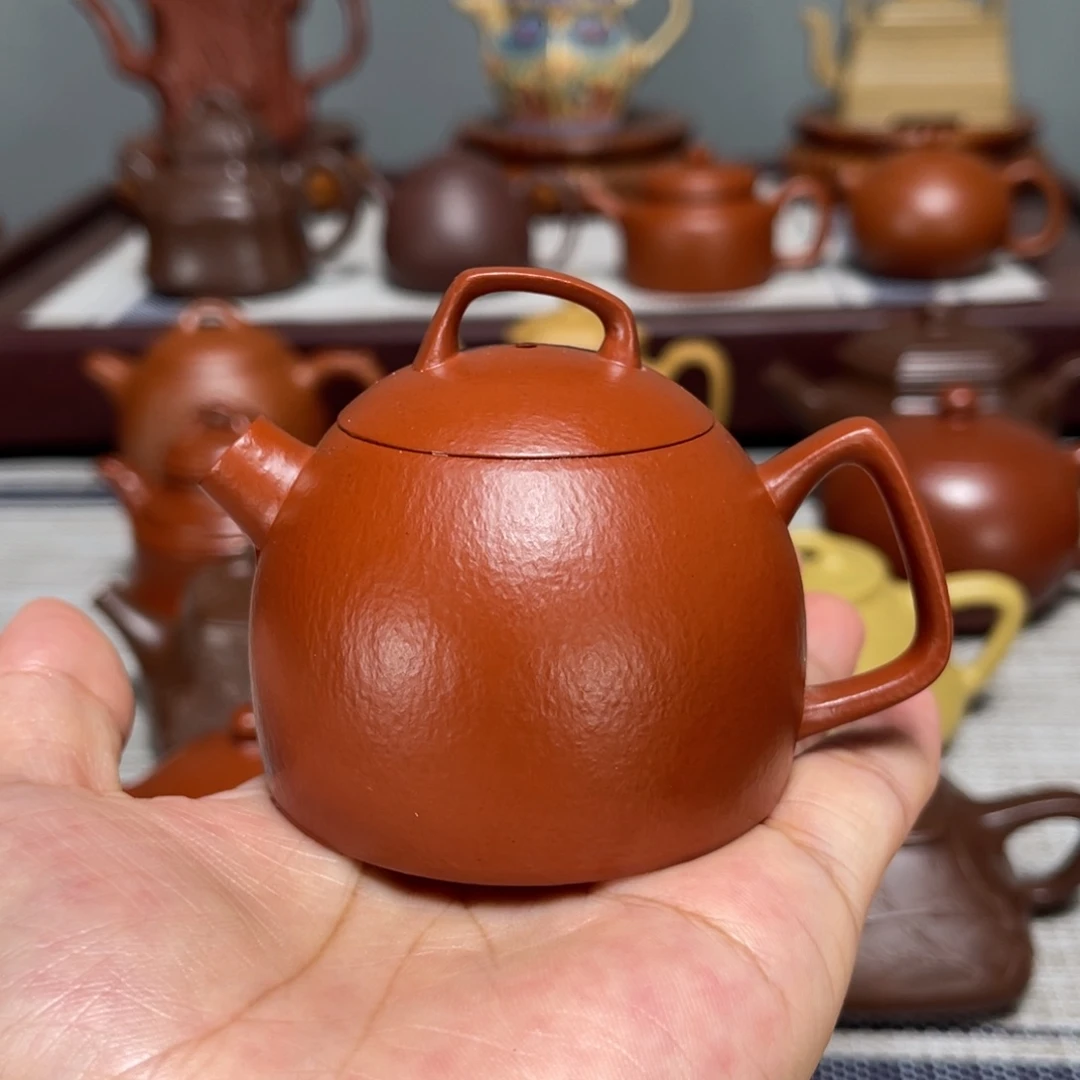 茶壶紫砂全手工制作100cc