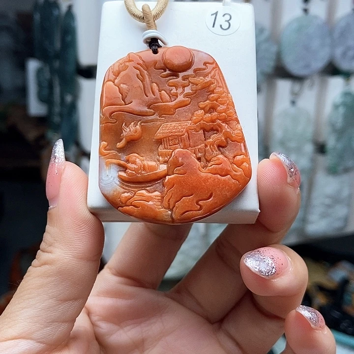 翡翠未镶嵌颈饰翡翠