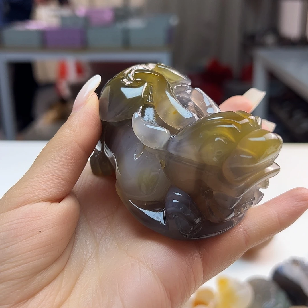 玛瑙/玉髓未镶嵌吊坠(不含链)