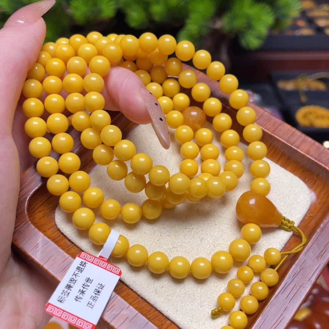 蜜蜡手链未镶嵌手串