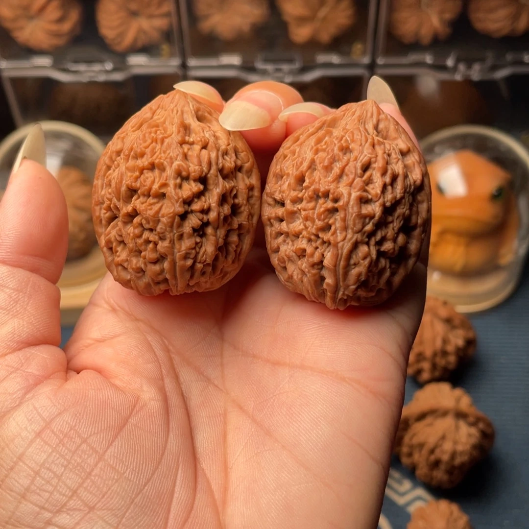 把件文玩核桃35大蒜头