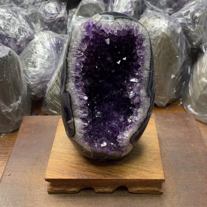 摆件紫晶未镶嵌紫晶